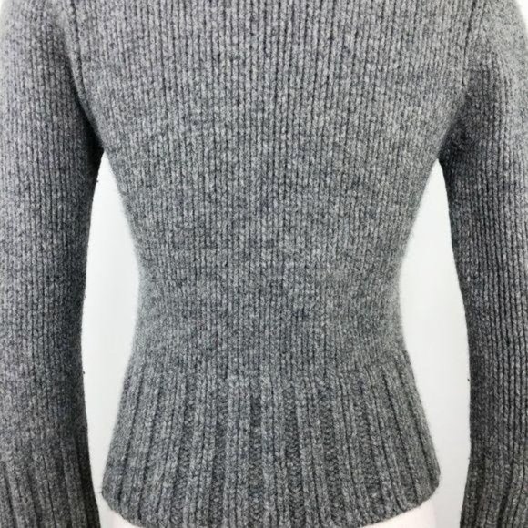 Marc O’Polo S Cardigan Merino Wool Grey Chunky VGU - Picture 8 of 10